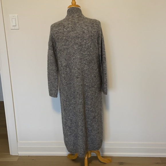 ARTLOVE - Maxi Length Cardi in Medium Heather Grey colour - Size S - Picture 4 of 10